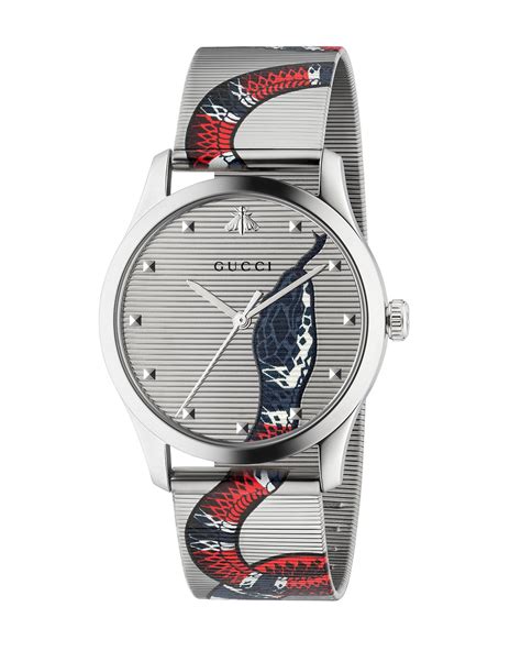 gucci watch snake mens